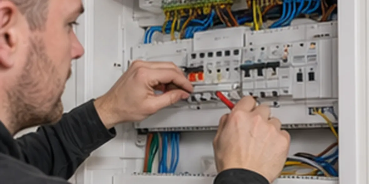 Illustrative consumer unit electrical work
