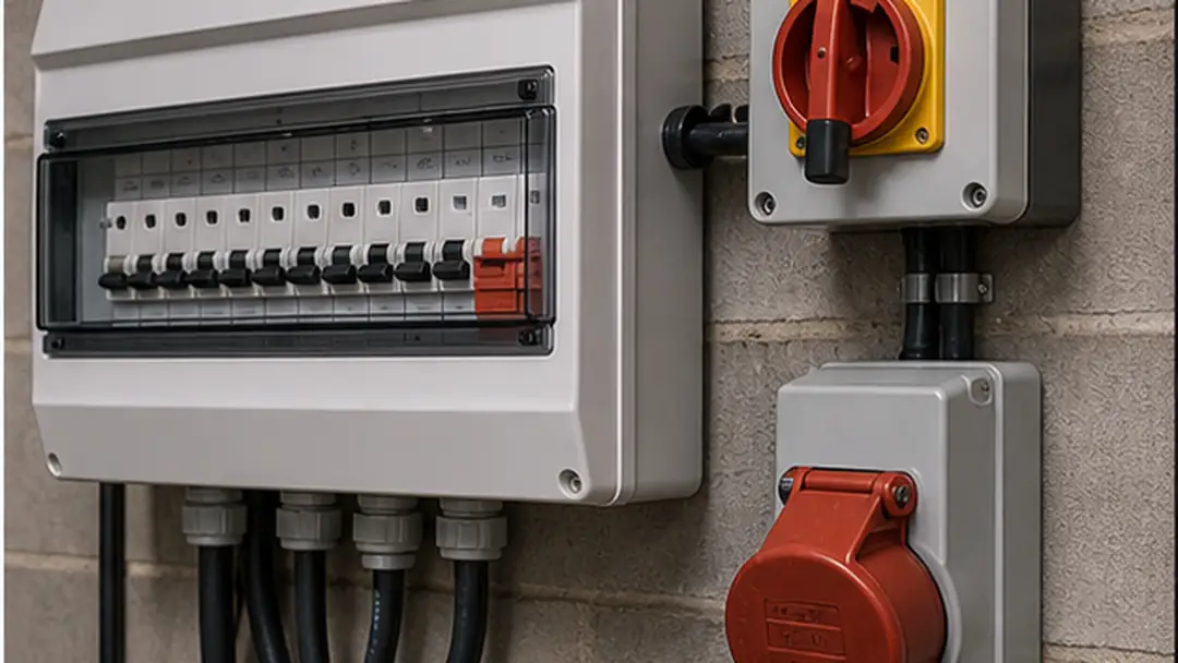 Illustrative 3-phase power installation work in Dundee