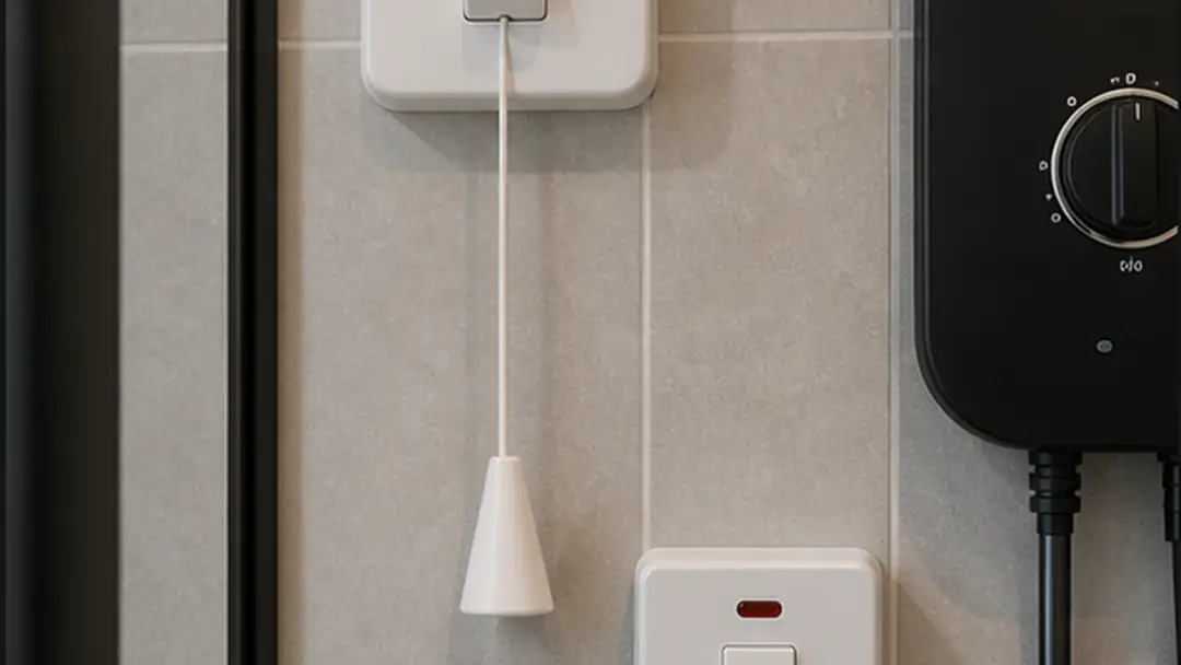 Illustrative electric shower installation work in Dundee