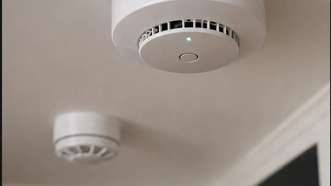 Illustrative smoke alarm installation work in Dundee
