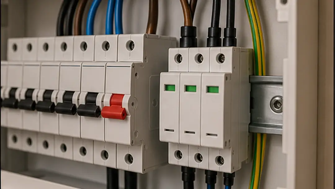 Illustrative surge protection installation work in Dundee